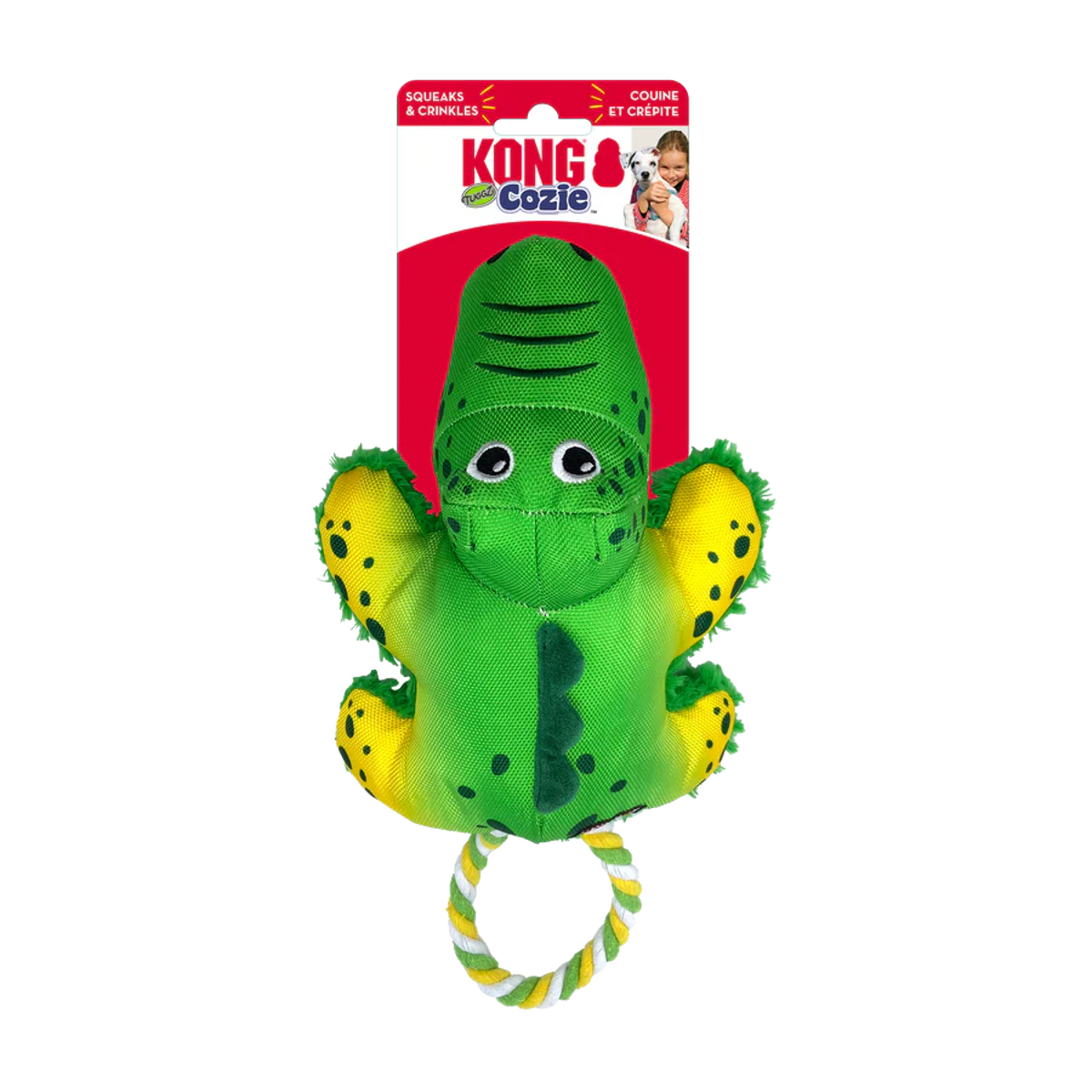 KONG Cozies Tuggz Alligator