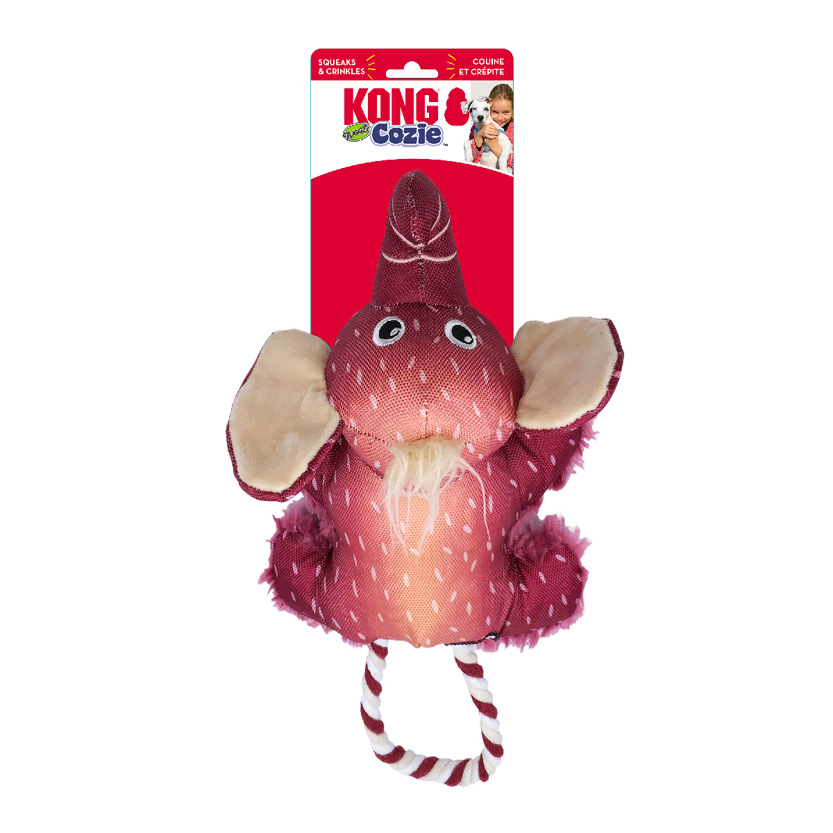 KONG Cozie Tuggz Elephant