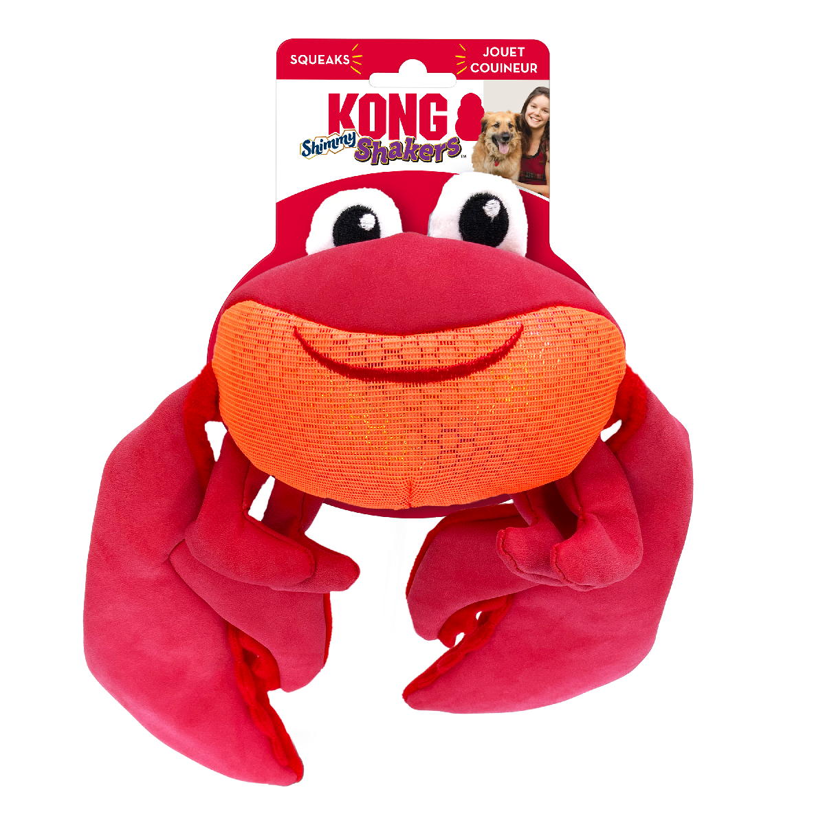 KONG Shimmy Shakers Crab