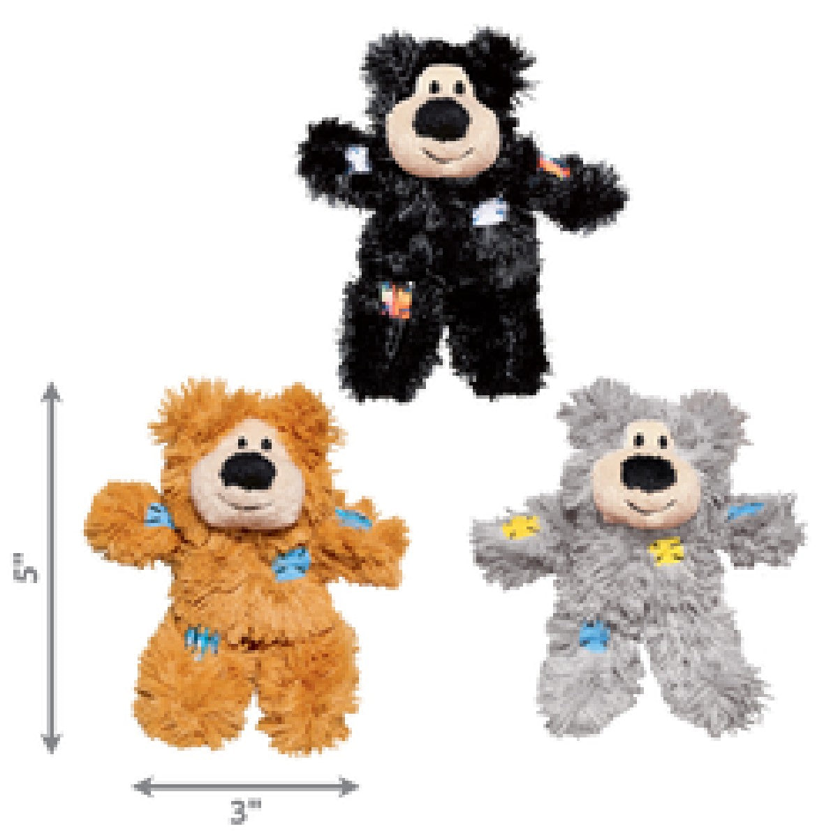 Softies Patchwork Bear Assorted EU