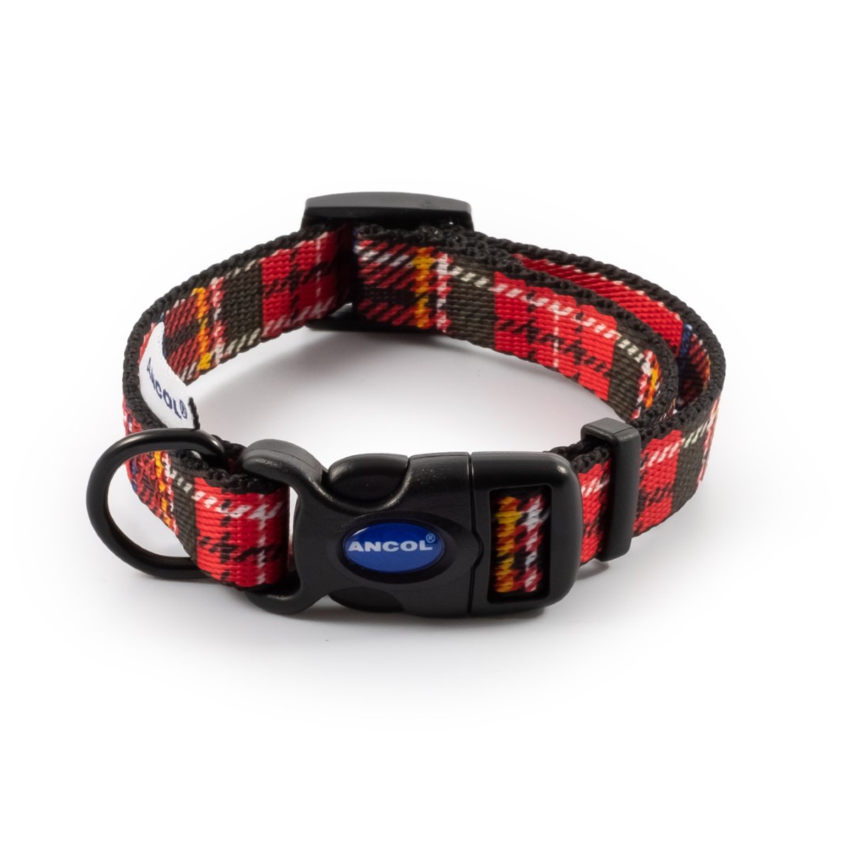 Ancol Red Tartan Collar