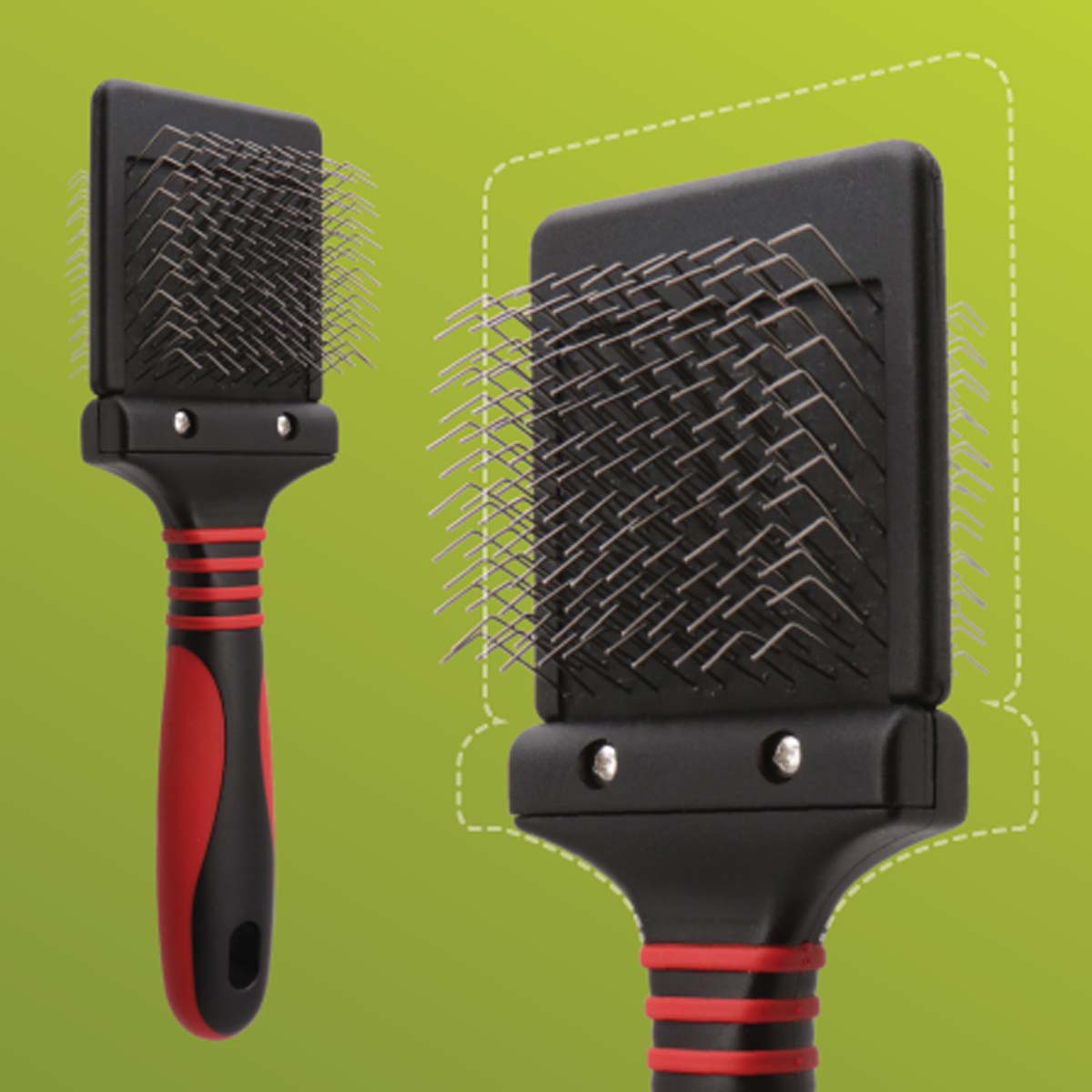 Groom Master Mini Flexible De-matting Brush