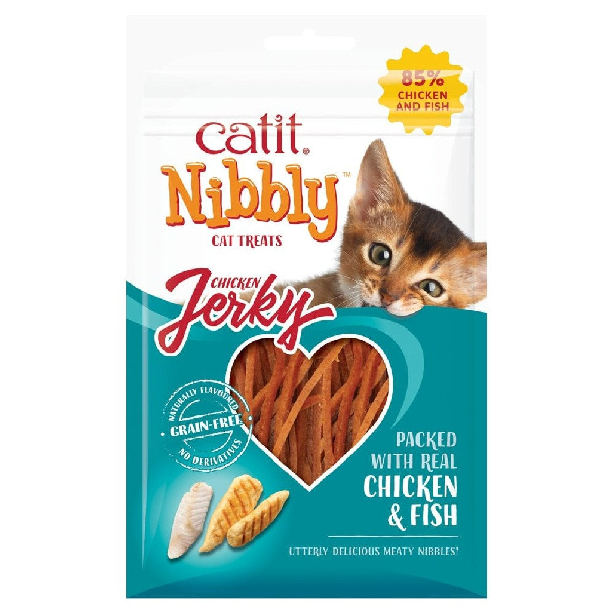 Catit Nibbly Chicken Jerky